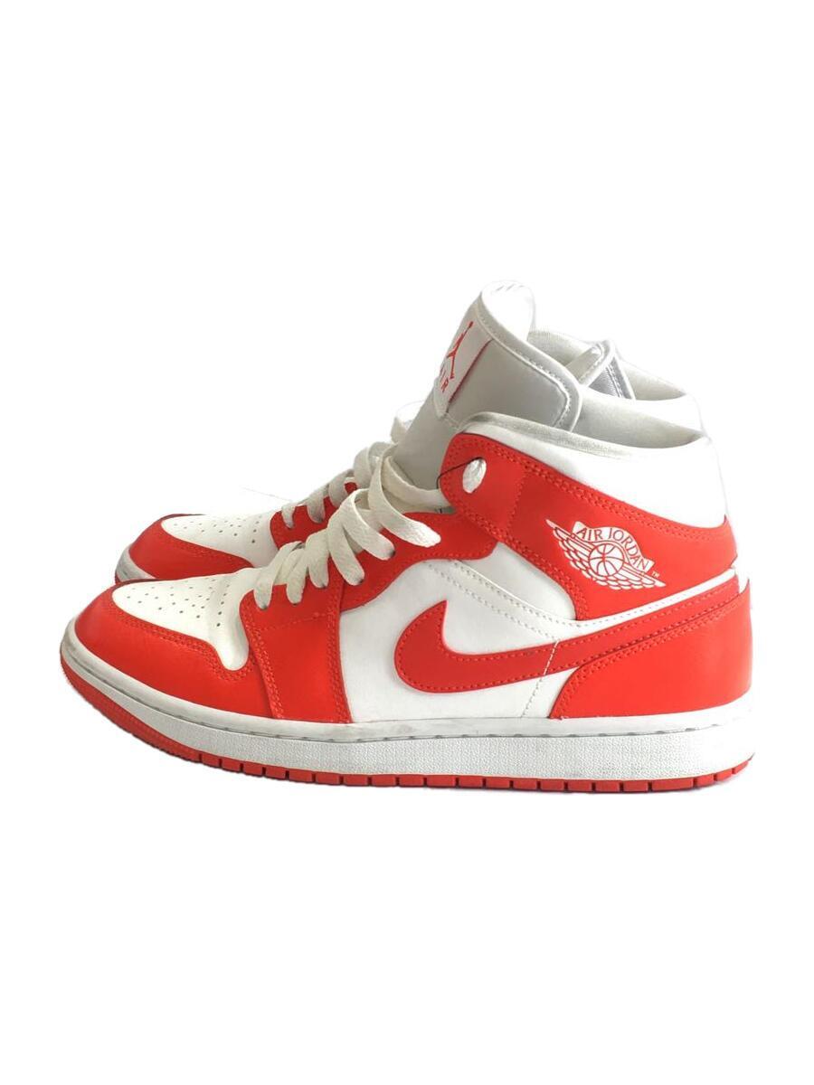 NIKE◆AIR JORDAN 1 MID_エア ジョーダン 1 ミッド/26cm/ORN_画像1