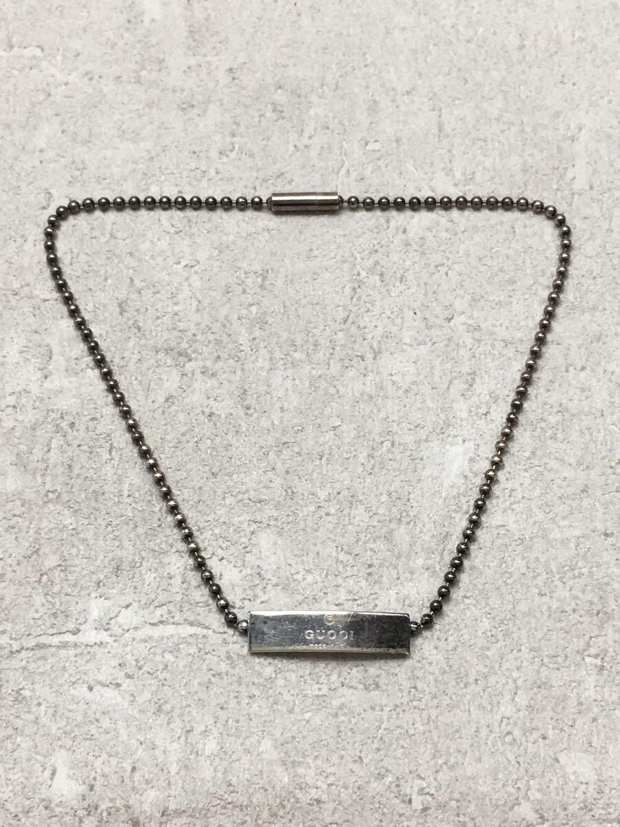 GUCCI◆グッチ/ネックレス/SILVER/トップ有/レディース_画像2