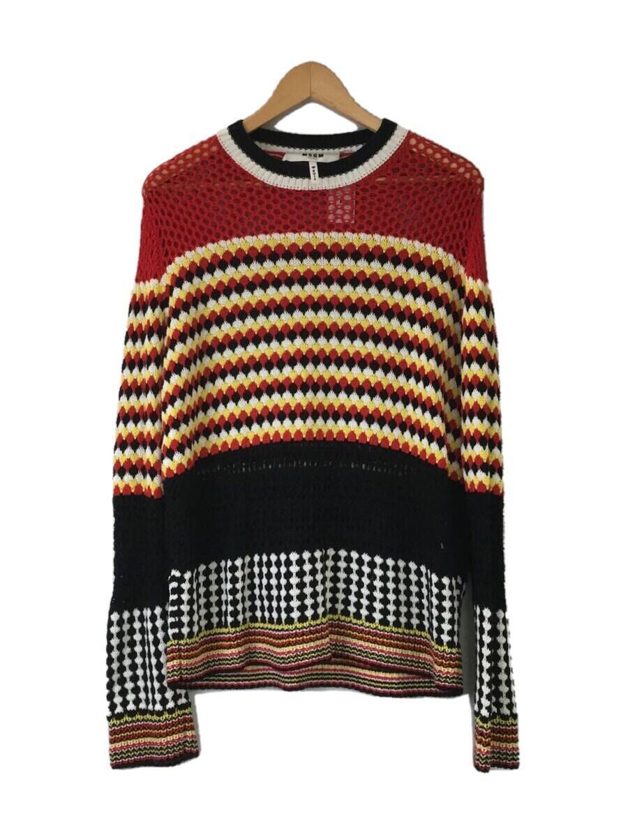 MSGM◆セーター(薄手)/S/コットン/マルチカラー/2441mdm110