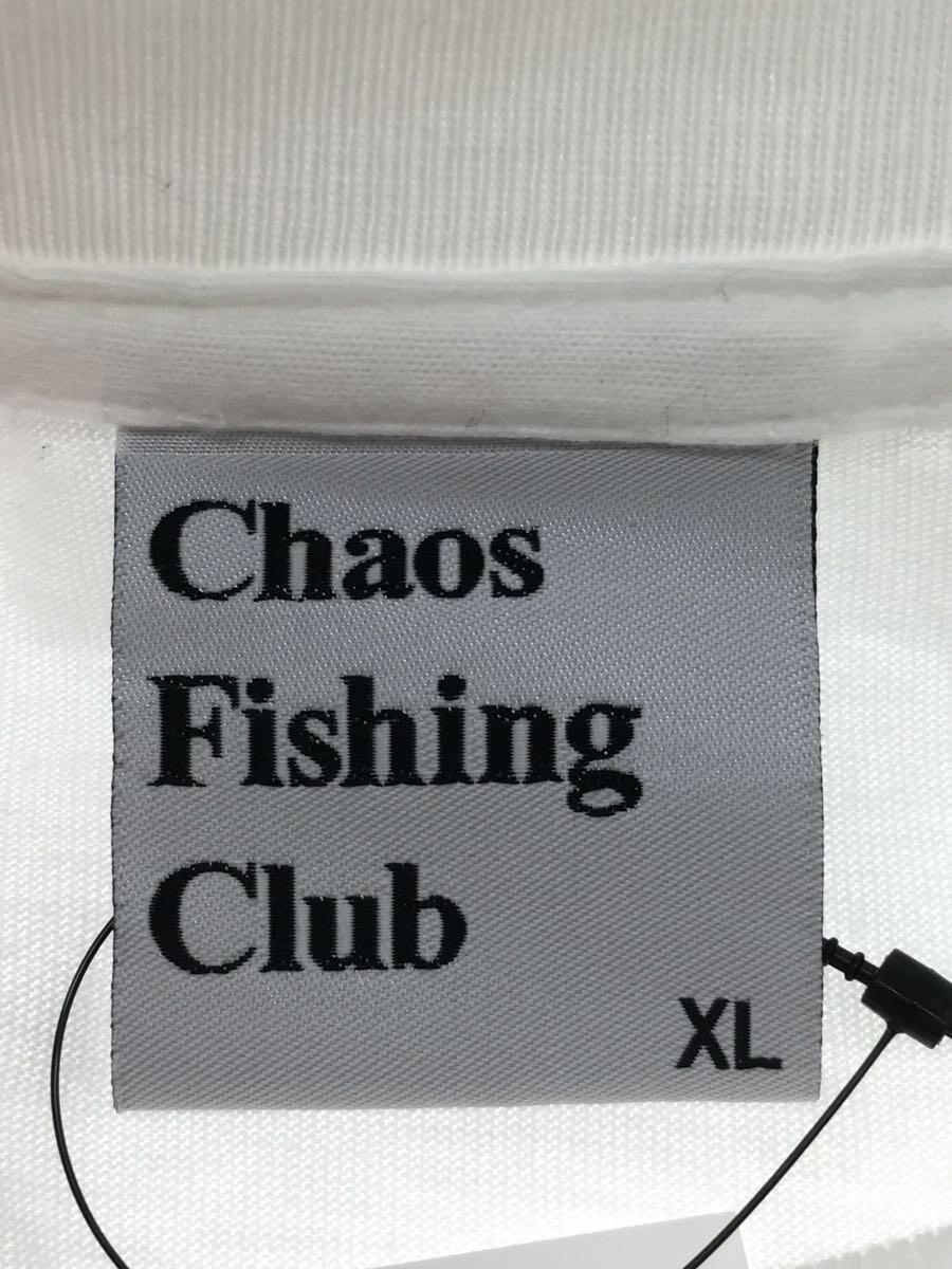 Chaos Fishing Club◆Tシャツ/XL/コットン/WHT_画像3