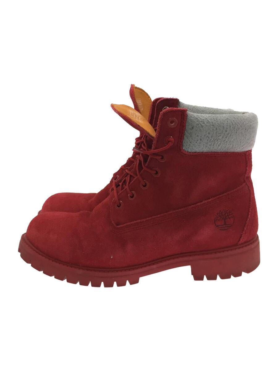 Timberland◆レースアップブーツ/26.5cm/RED/A15GA
