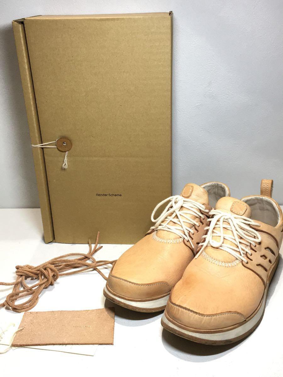 Hender Scheme◆manual industrial products 12/PREST/シューズ/4/BEG/レザー/mip-12/_画像2