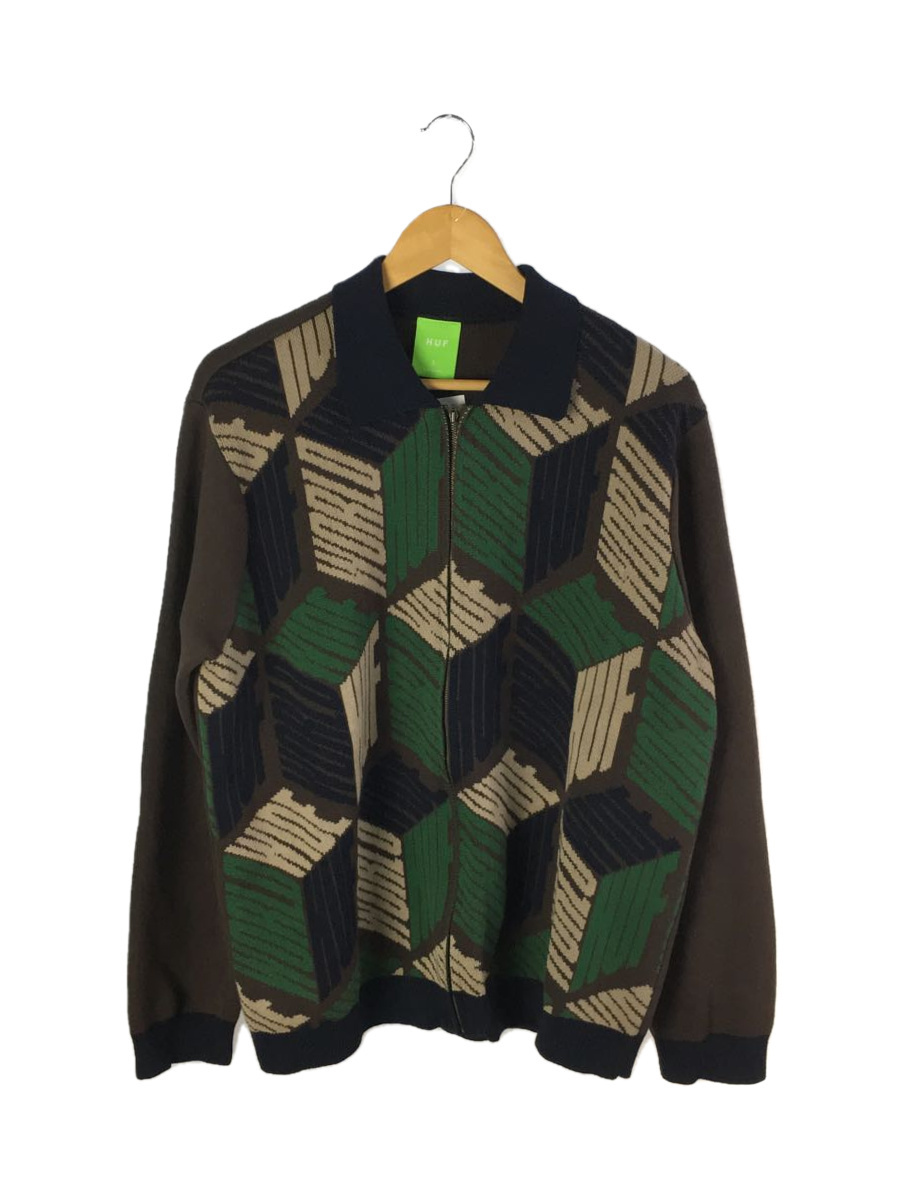 新発売 HUF◆セーター(厚手)/L/コットン/BRW/KN00406 Lサイズ 新発売 HUF◆セーター(厚手)/L/コットン/BRW/KN00406 Lサイズ