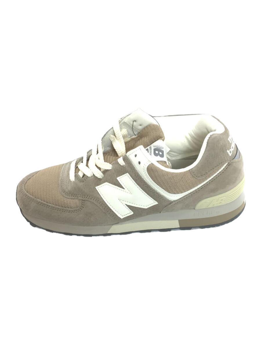 NEW BALANCE◆ローカットスニーカー/UK8.5/BEG/スウェード/OU576BEI_画像1