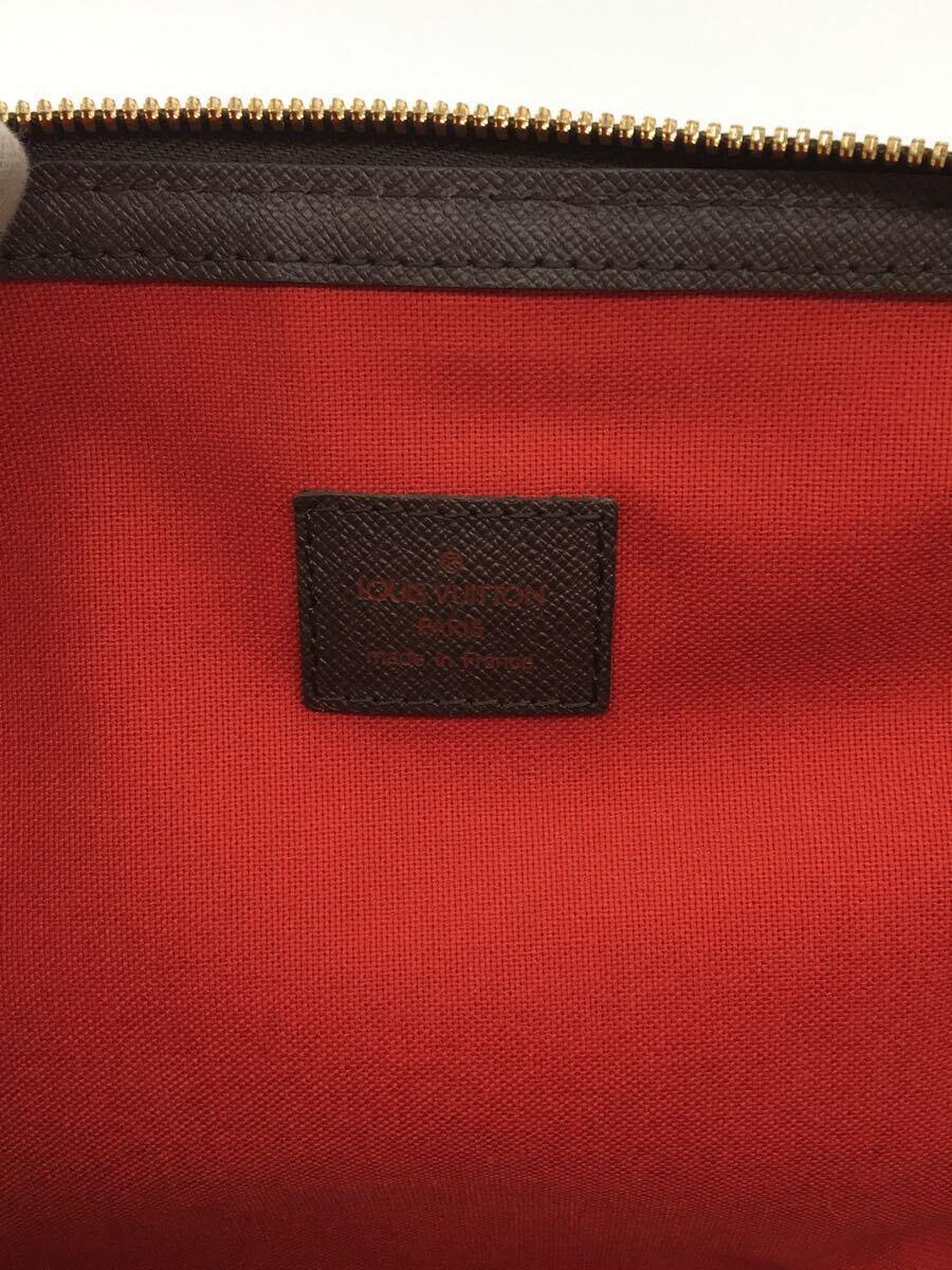 世界的に有名な LOUIS VUITTON◇ベレムPM_ダミエ・エベヌ_BRW/PVC