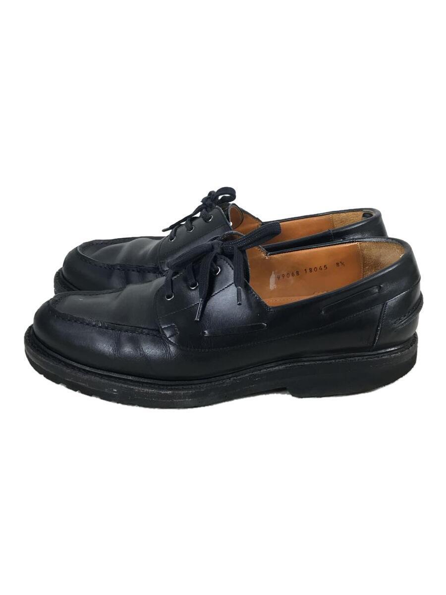 SOPHNET.◇23ss/LEATHER BOAT SHOES/US8.5/BLK/soph-230080/踵ソール