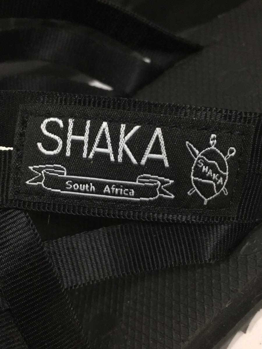 SHAKA◆サンダル/-/BLK_画像6