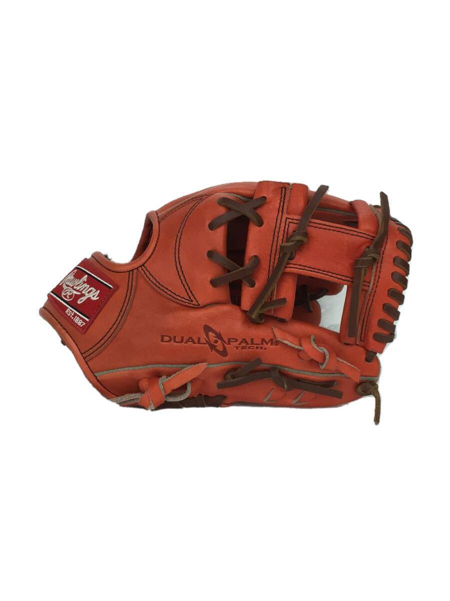 2022春の新作 Rawlings◇野球用品/軟式グローブ/レッドオレンジ/魅せる