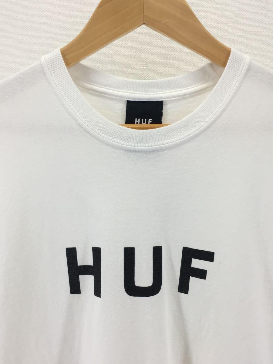 HUF◆Tシャツ/M/コットン/WHT_画像3