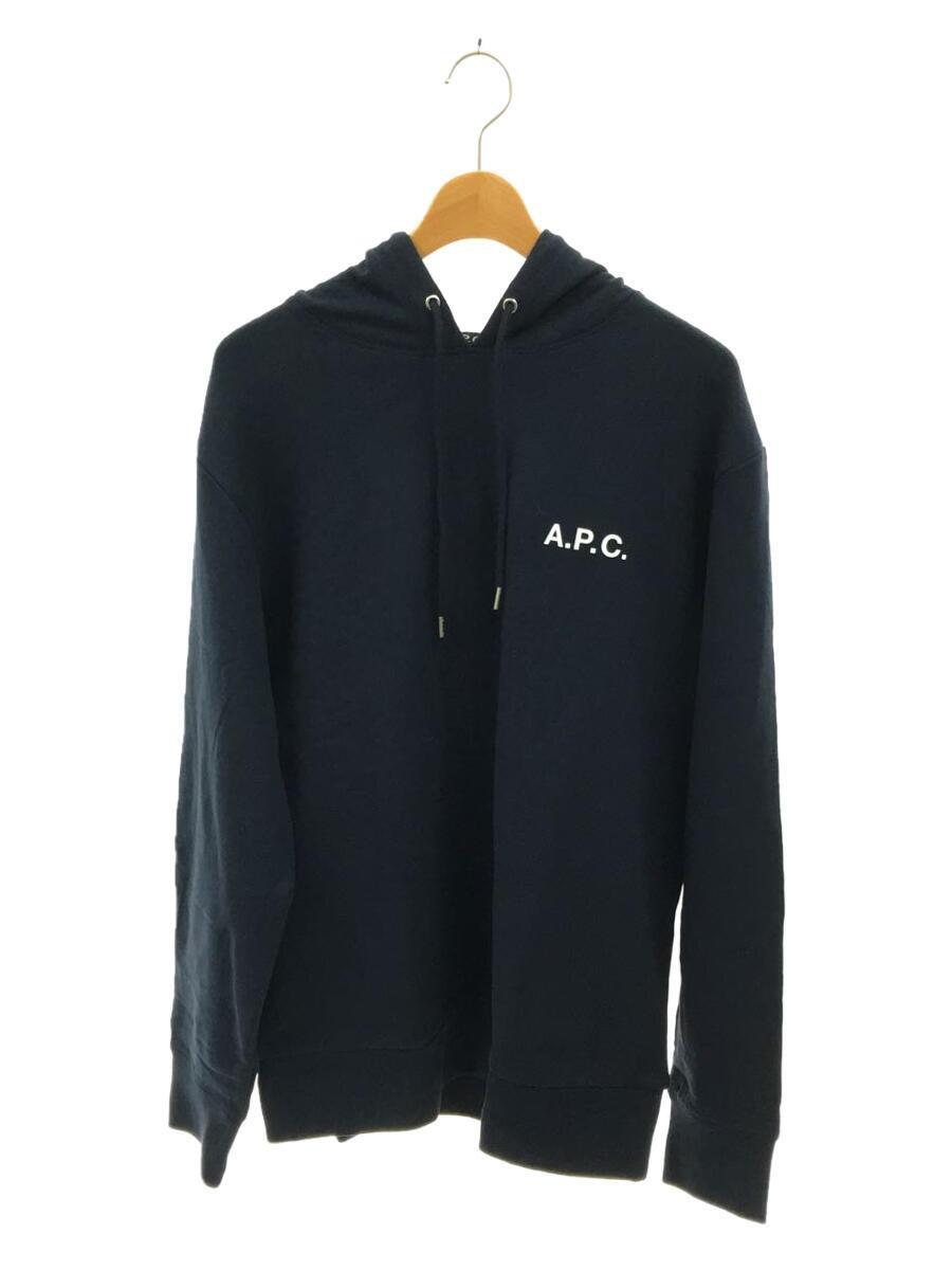 残りわずか】 A.P.C.◇パーカー/胸ロゴ/フーディー/プルオーバー/L