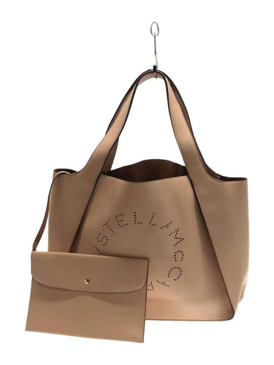 STELLAMcCARTNEY◆STELLA LOGO TOTE/ロゴパンチングレザートートバッグ/502793 W8542 6802