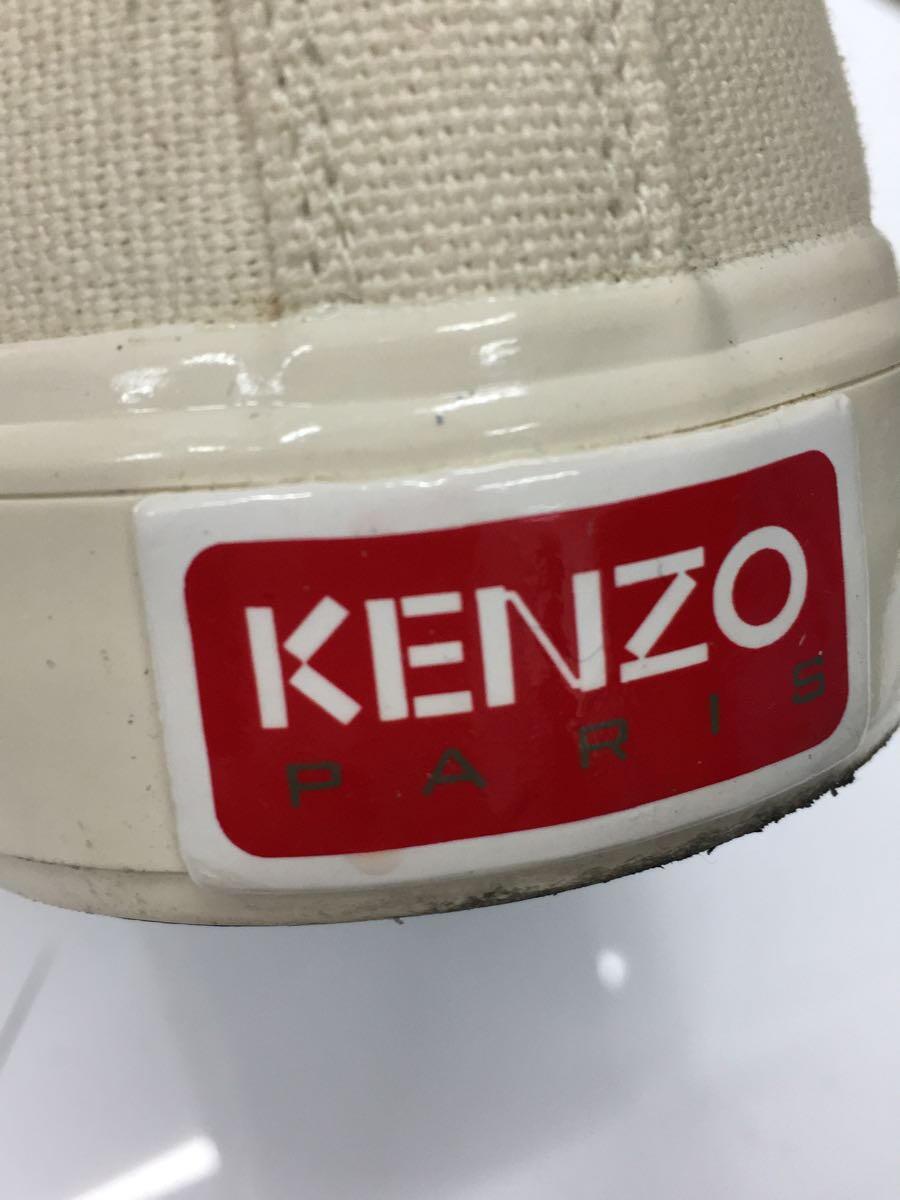 KENZO◆ハイカットスニーカー/26.5cm/IVO/コットン/FD55SN020F73_画像6