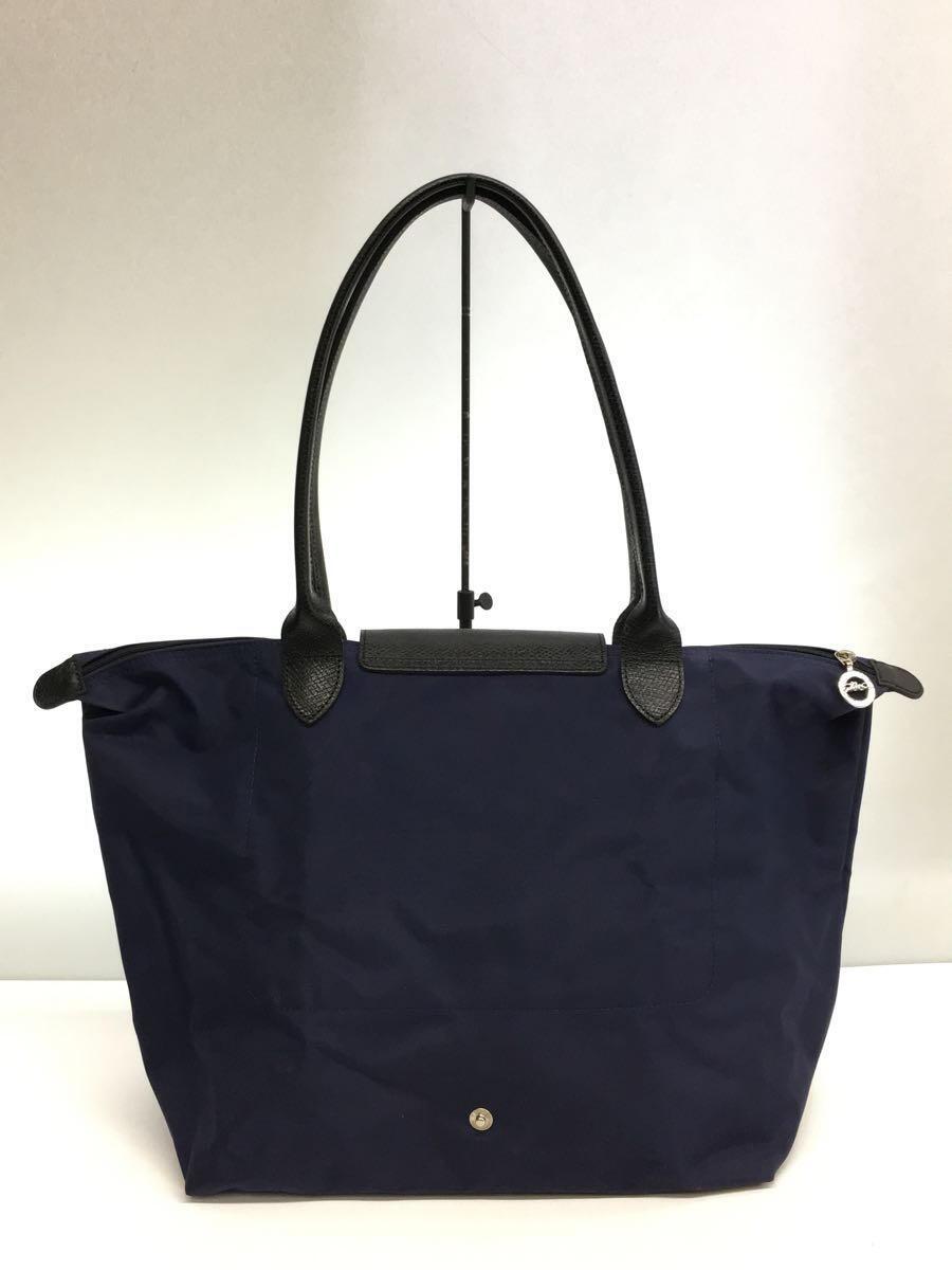 激安単価で LONGCHAMP◇トートバッグ/ナイロン/ネイビー/空港