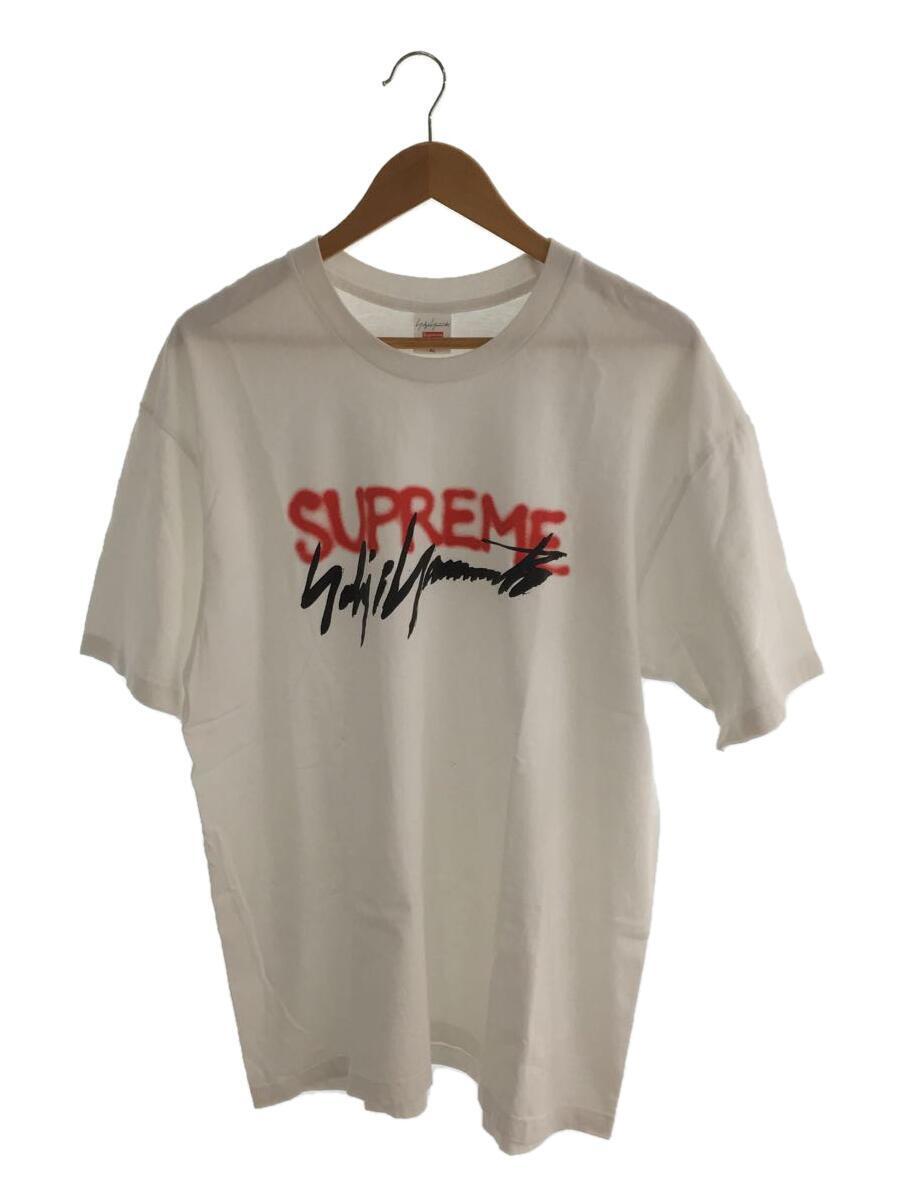 Supreme◆20AW/Yohji Yamamoto Logo Tee/Tシャツ/XL/コットン/WHT