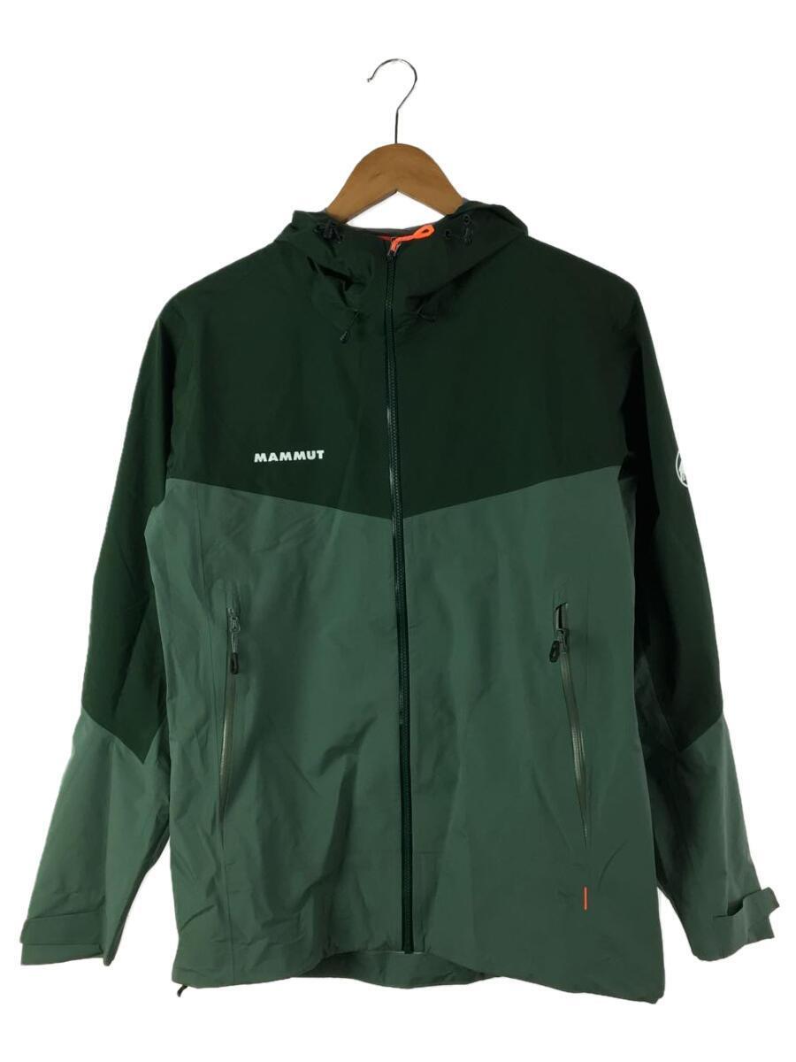 MAMMUT◆CONVEY TOUR HS HOODED JACKET/マウンテンパーカ/S/ポリエステル/GRN