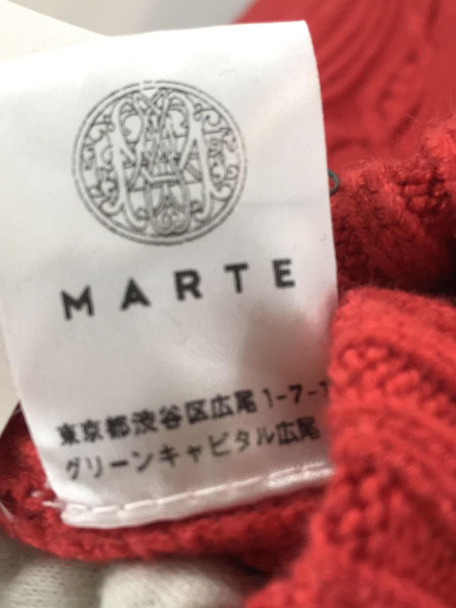 MARTE/セーター(薄手)/-/ポリエステル/RED_画像3