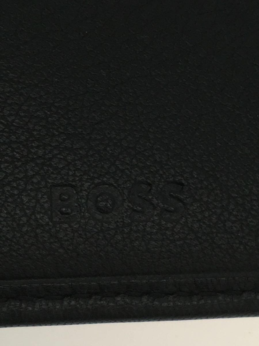 BOSS◆BOSS ボス/2つ折り財布/-/ブラック/メンズ_画像3