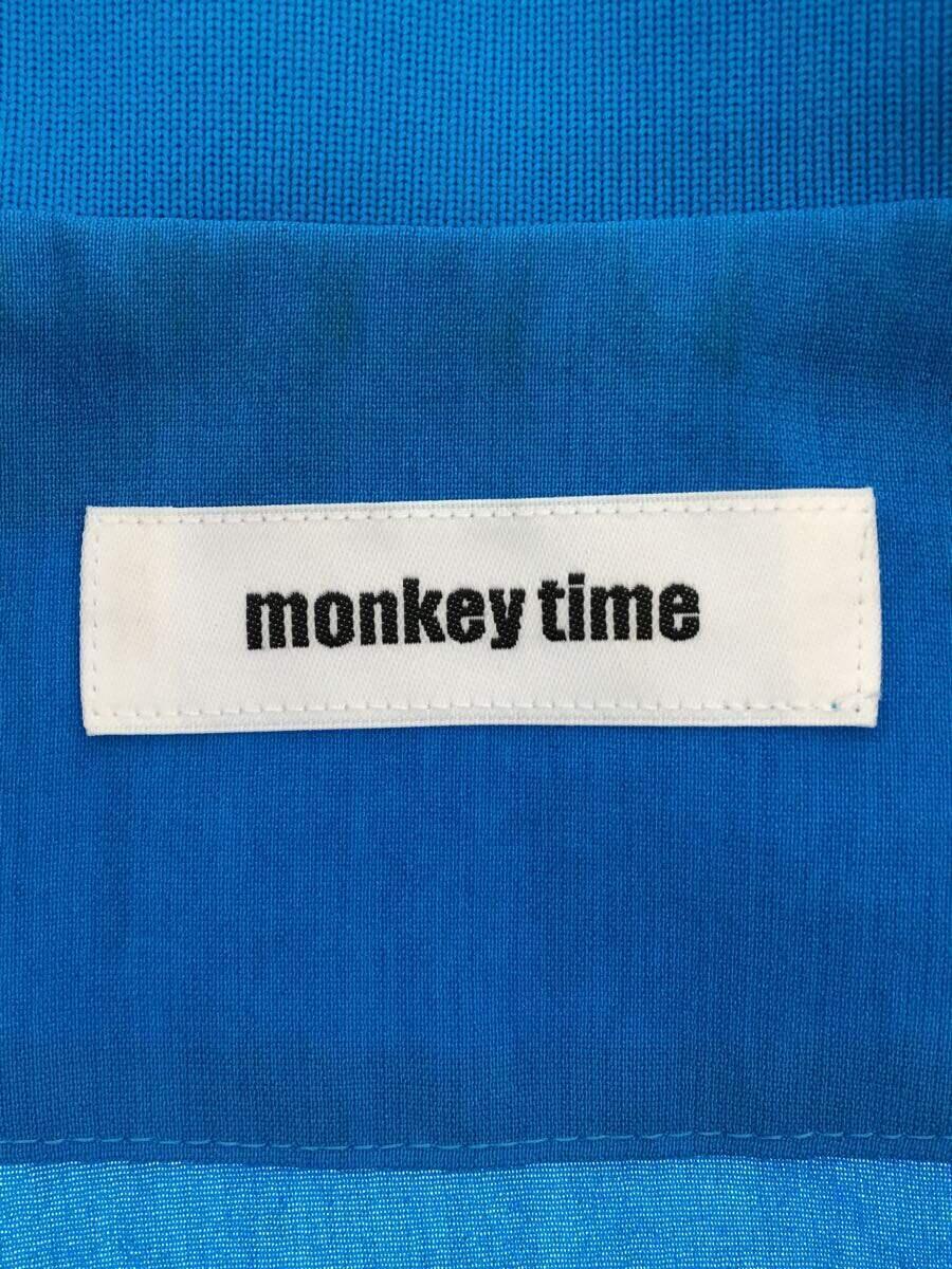 MONKEY TIME◆半袖シャツ/XL/ポリエステル/BLU/8316-144-0320_画像3