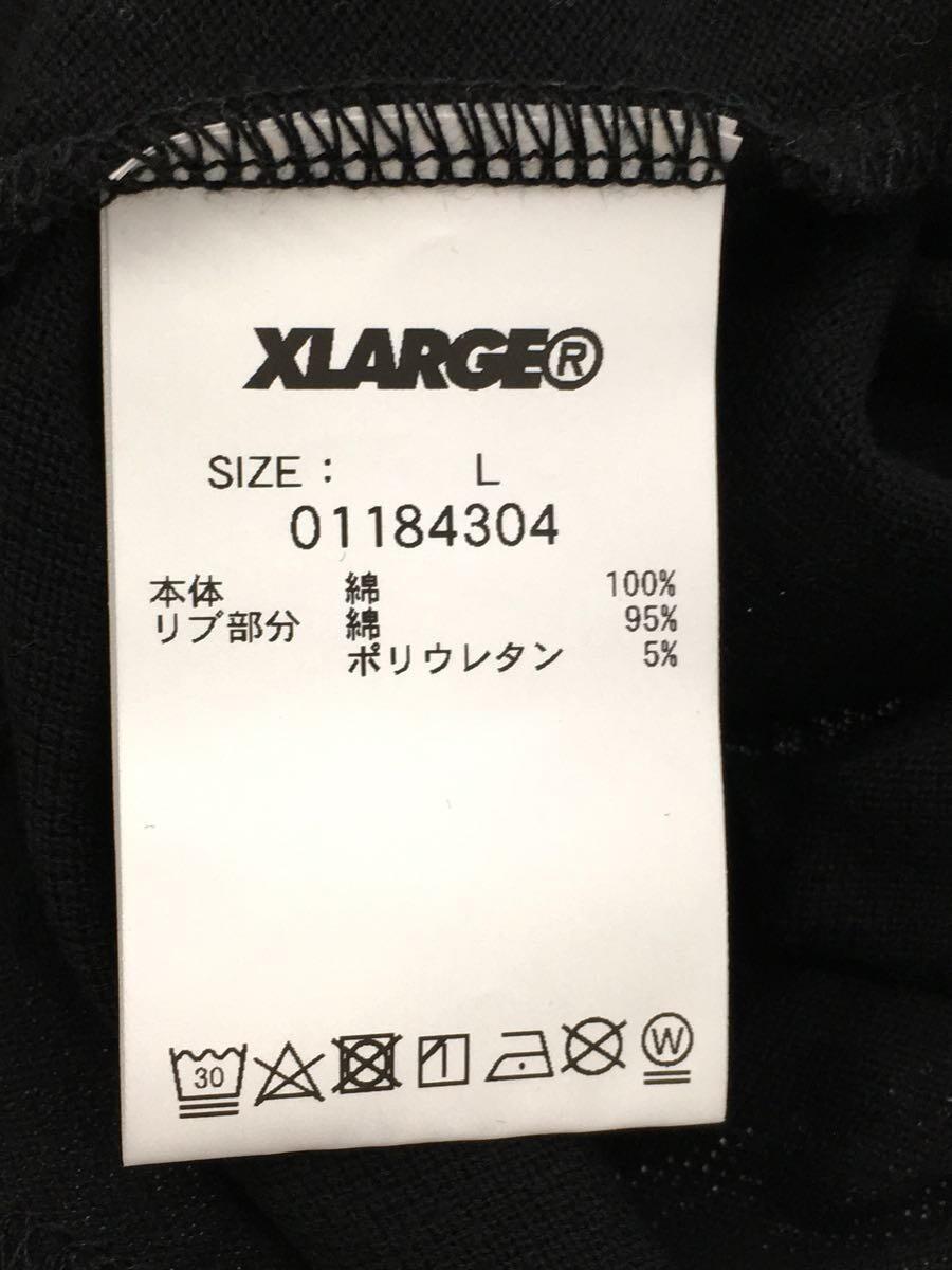 X-LARGE◆ポロシャツ/L/コットン/BLK/01184304_画像5