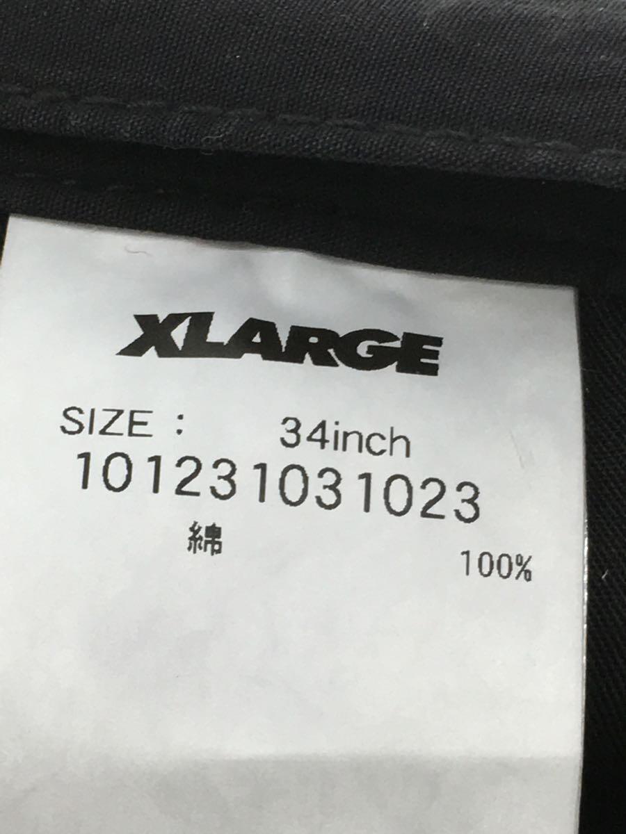 X-LARGE◆23SS/STITCH WORKED MULTI POCKET PANTS/34/コットン/BLK/_画像6