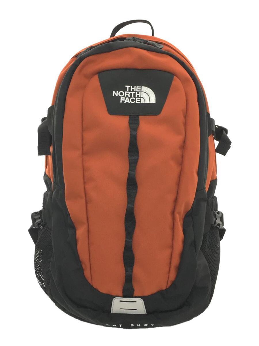 THE NORTH FACE◆リュック/-/ORN/NM72302/HOT SHOT