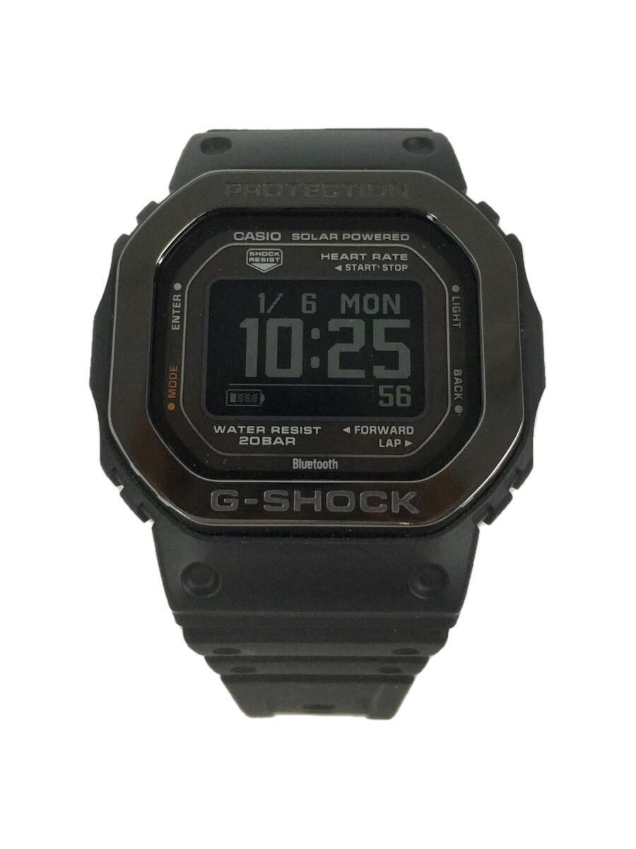 CASIO G-SHOCK/G-SQUAD/心拍計/腕時計/デジタル/ラバー/ブラック/Bluetooth