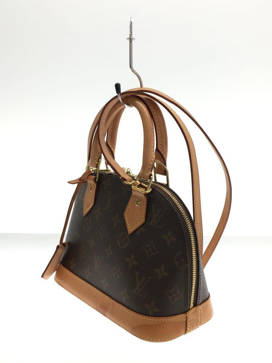 LOUIS VUITTON◆LOUIS VUITTON ルイヴィトン ハンドバッグ/PVC/BRW/M53152/アルマBB_画像2