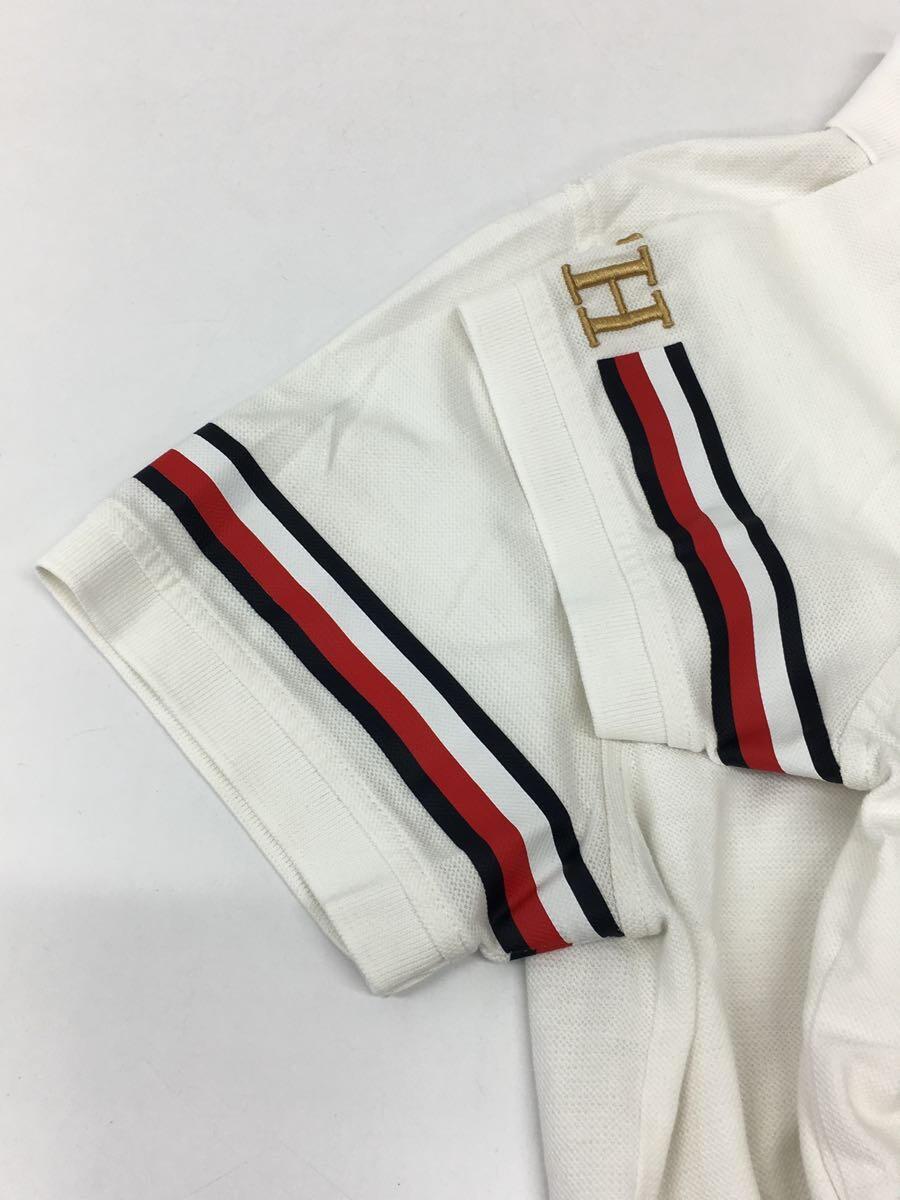 TOMMY HILFIGER◆ポロシャツ/M/コットン/WHT/MW0MW09750_画像5