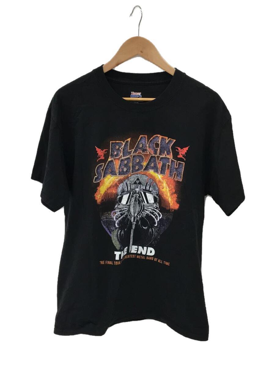 Hanes◆Tシャツ/L/コットン/BLK/BLACKSABBATH FINAL TOUR_画像1