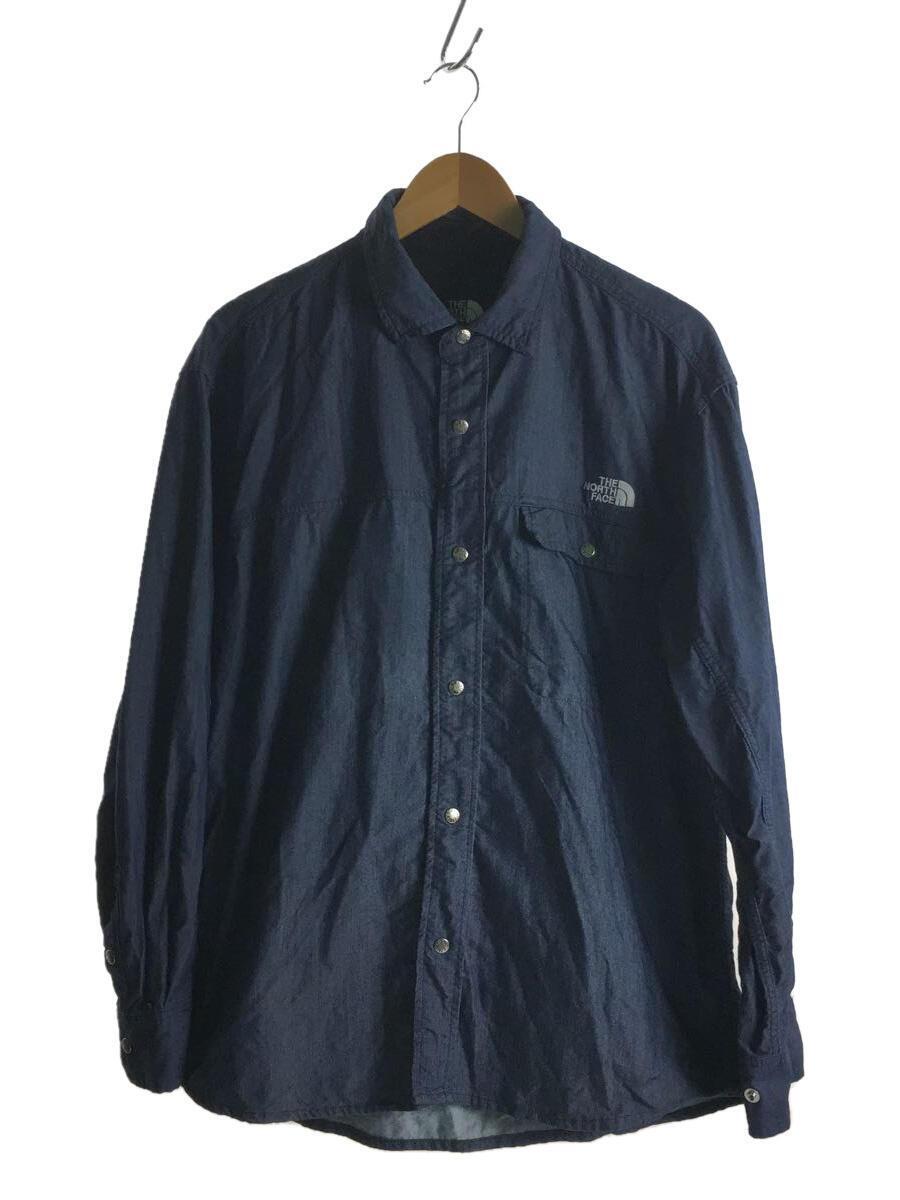 2022高い素材 THE NORTH FACE◇長袖シャツ/L/デニム/NVY/NR72130 L