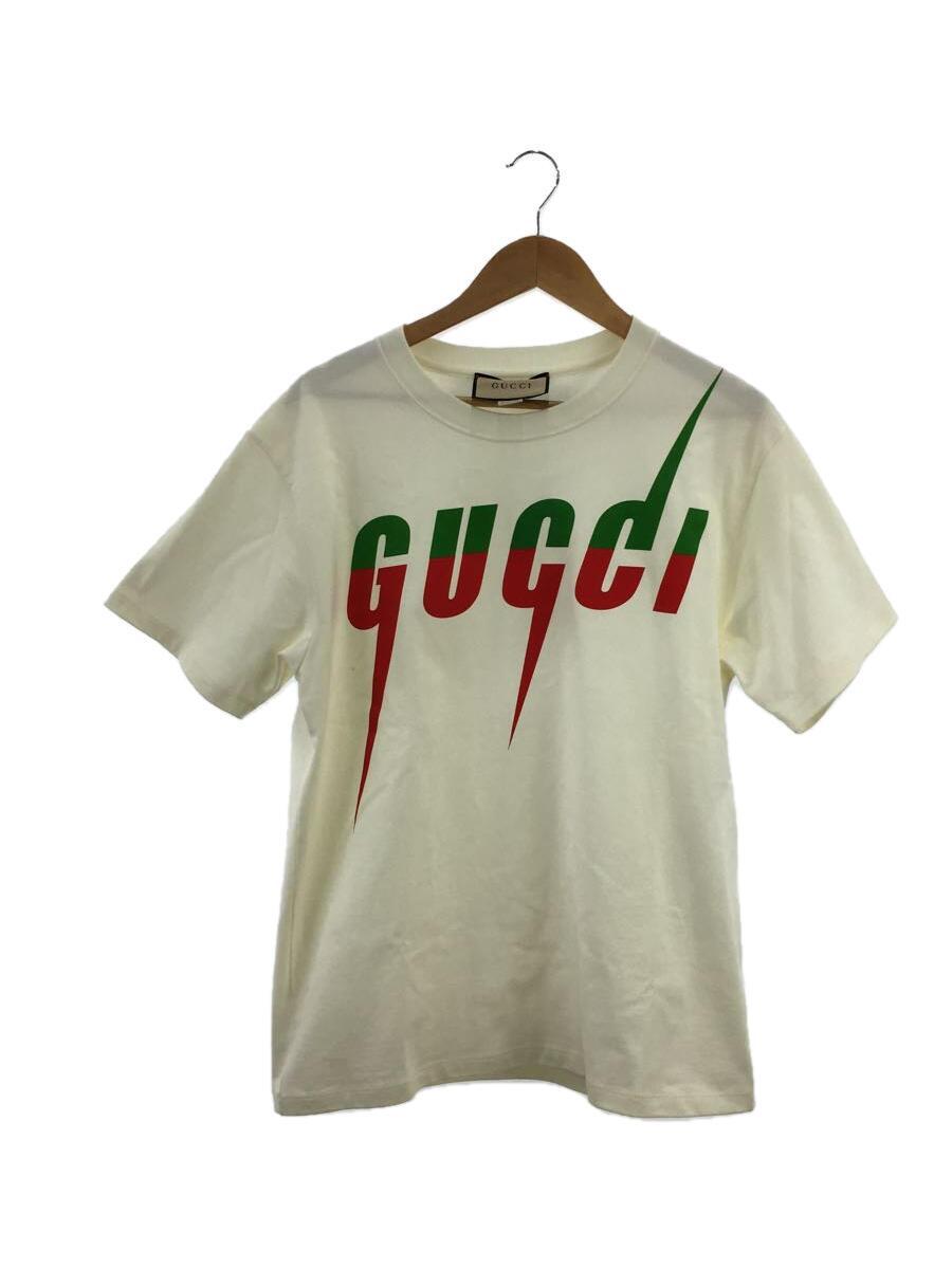 GUCCI◆ブレード/Tシャツ/XS/コットン/クリーム