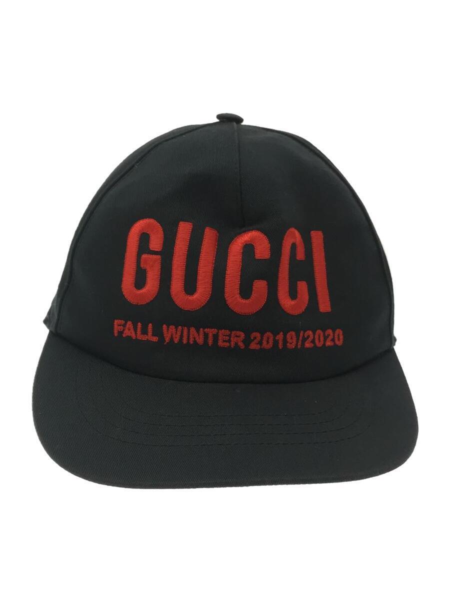 GUCCI◆19AW/Embroidery Baseball Cap/L/コットン/NVY
