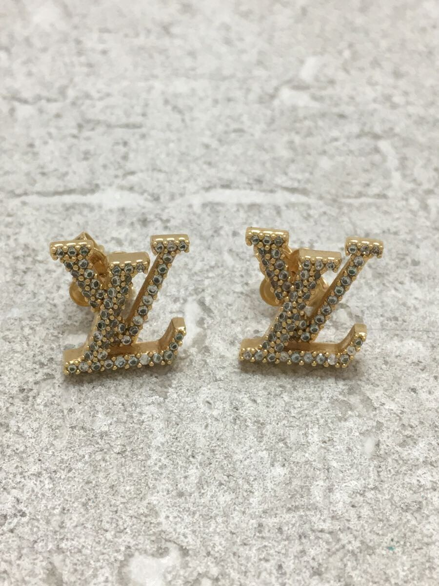 LOUIS VUITTON*LV book rudo Ray yu* Aiko nik -stroke las/ earrings /-/GLD/ lady's 