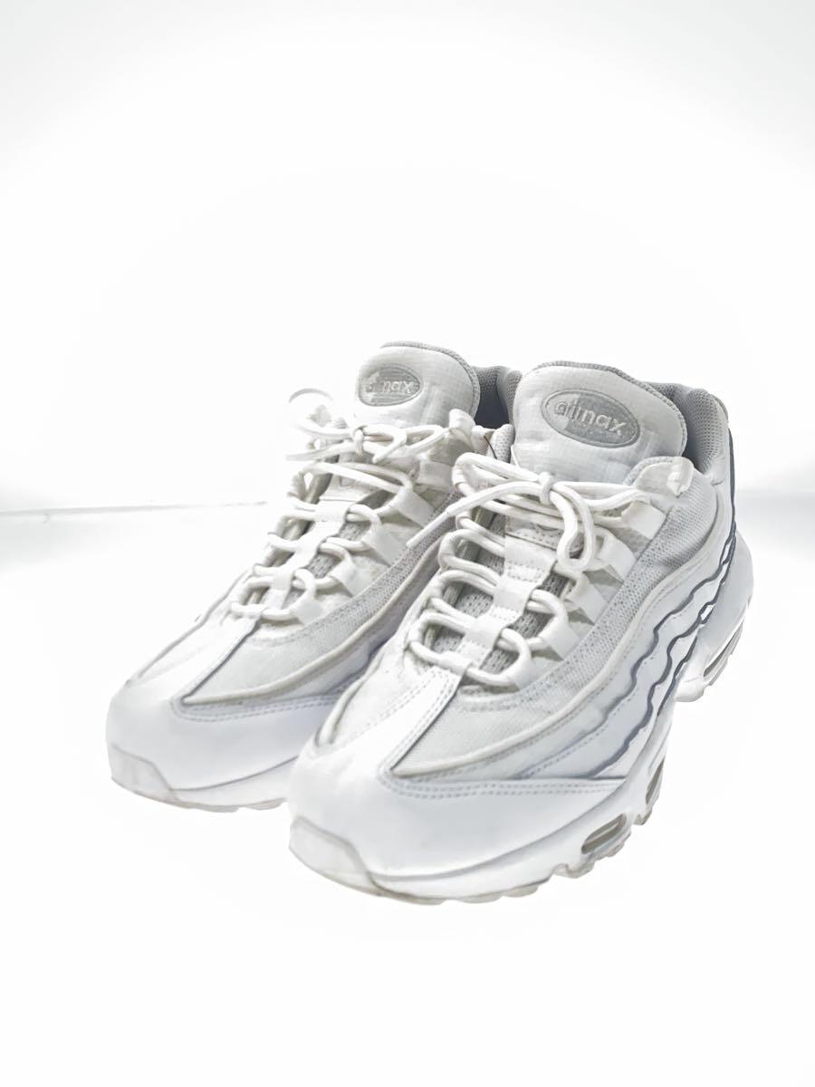 NIKE◆AIR MAX 95 ESSENTIAL/27cm/WHT/レザー_画像2