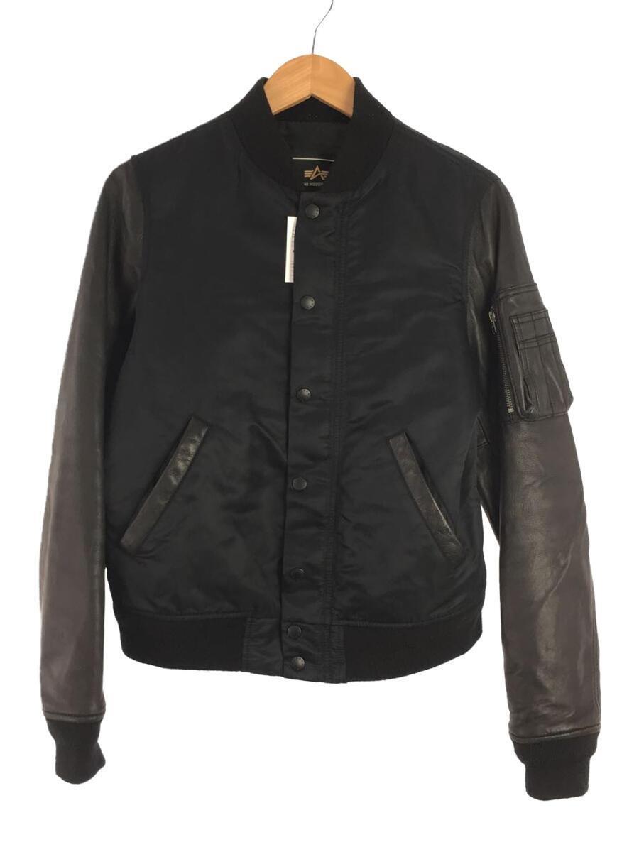 人気アイテム ALPHA INDUSTRIES◇フライトジャケット/S/ナイロン/BLK