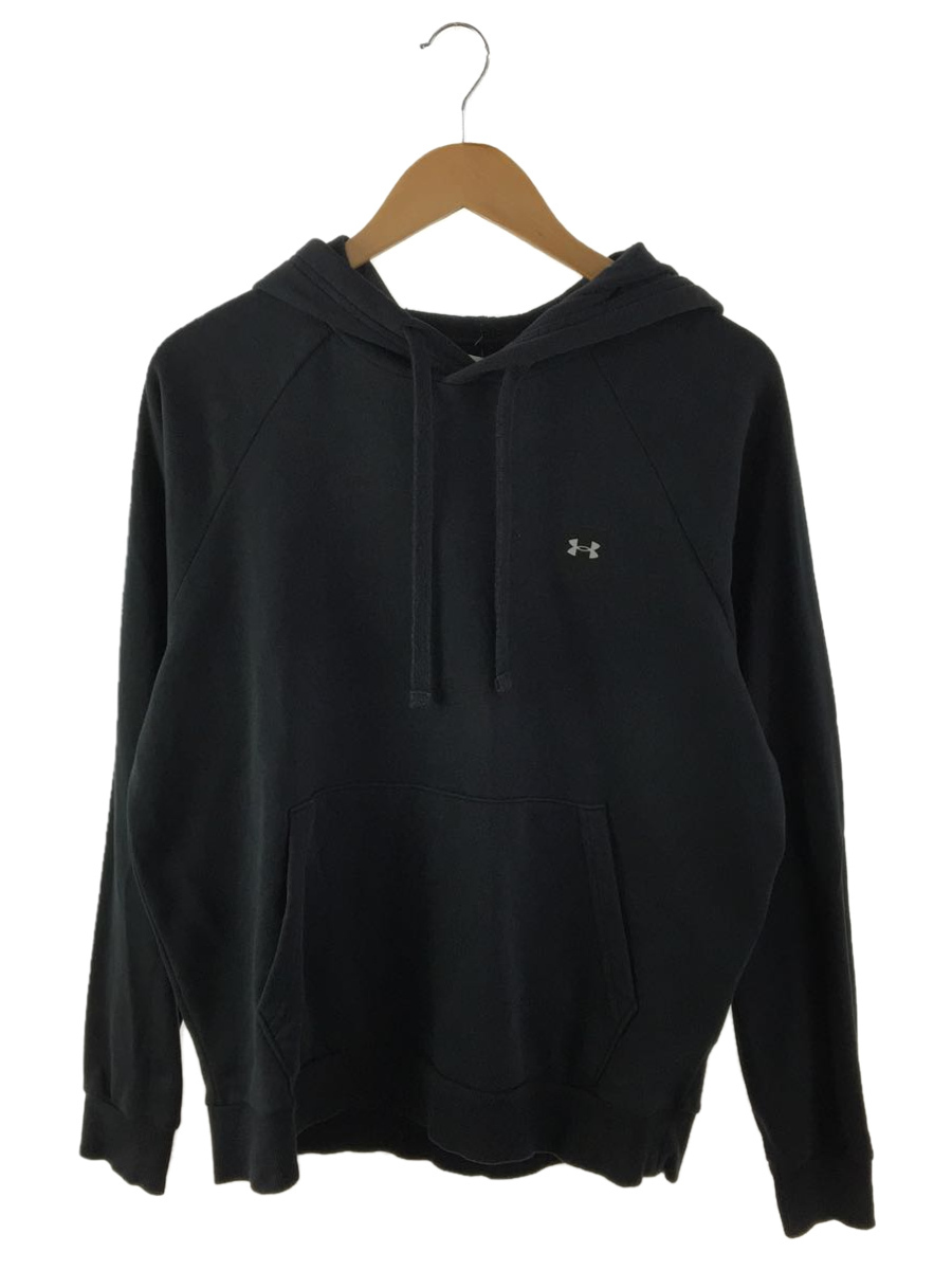 UNDER ARMOUR◆パーカー/XL/ポリエステル/BLK_画像1