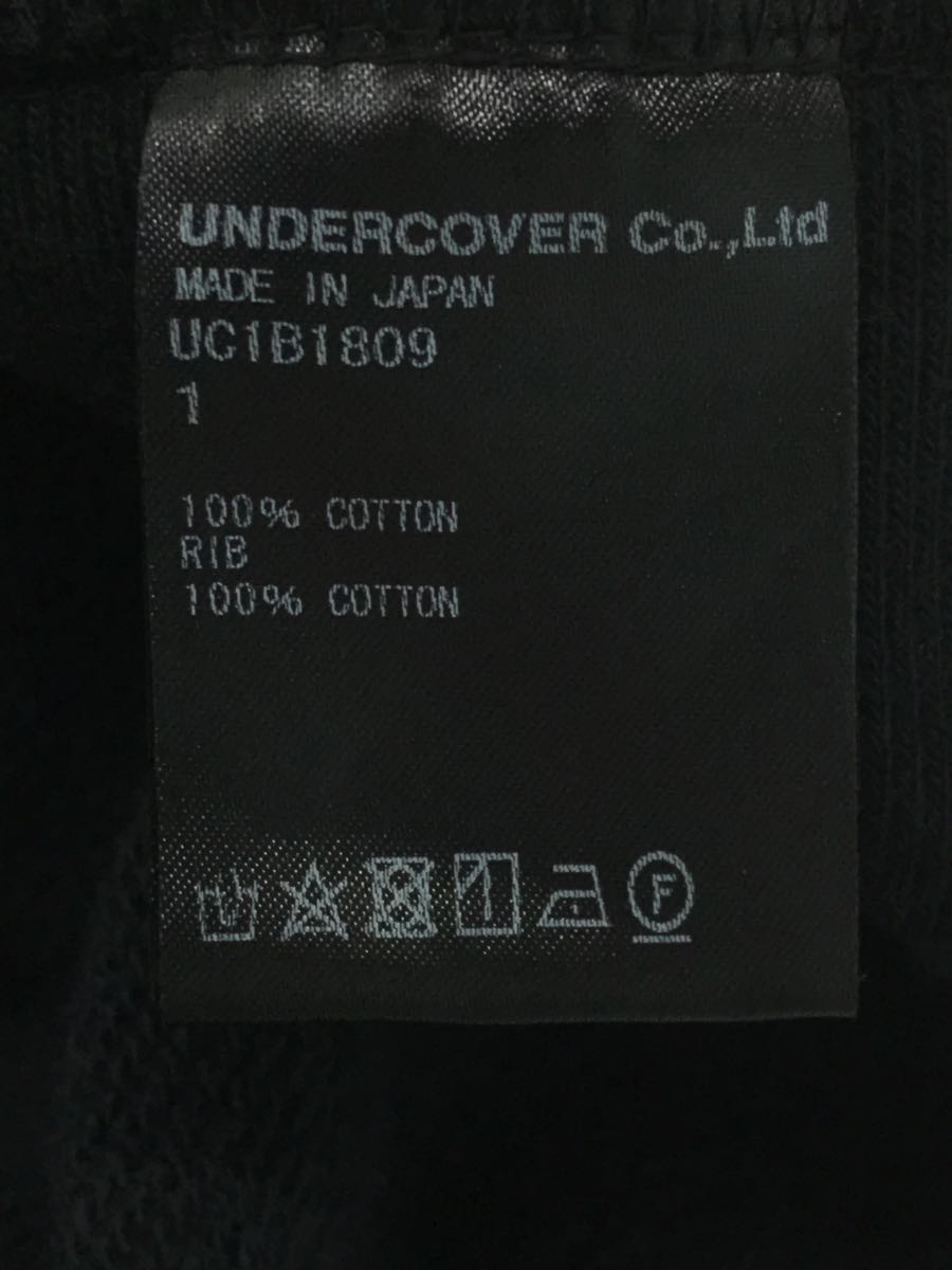 UNDERCOVER◆22SS/ALL MYCOLOURS/スウェット/1/コットン/BLK/無地/UC1B1809_画像4