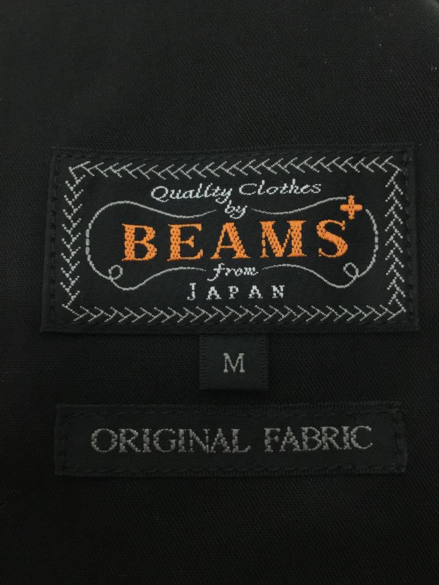 BEAMS +◆スラックスパンツ/M/ウール/BLK/チェック_画像4