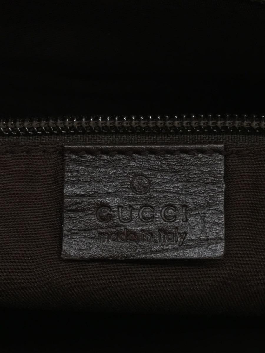 GUCCI◆トートバッグ_GGスプリーム/114595/PVC/BRW/ブラウン_画像5