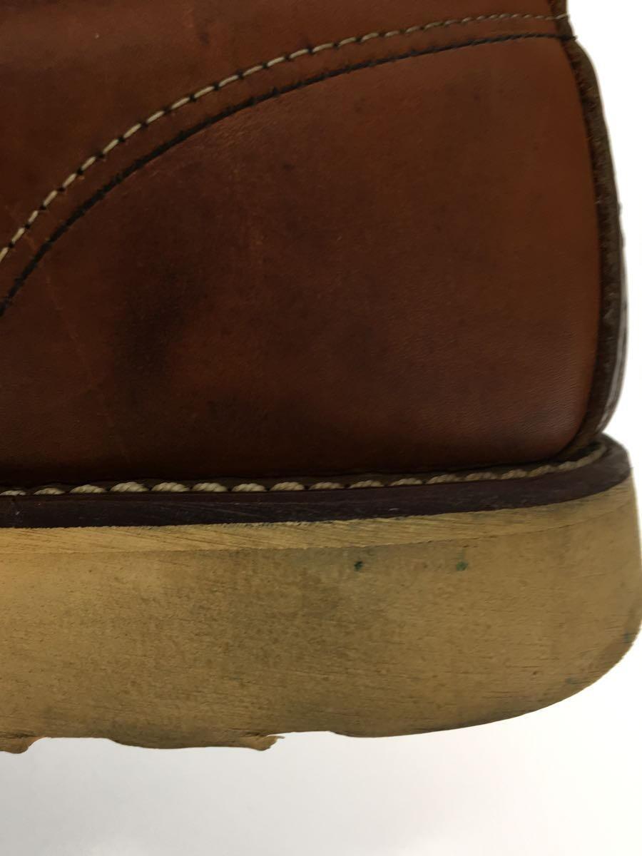 RED WING◆レースアップブーツ・6インチモックトゥ/US9/BRW_画像7