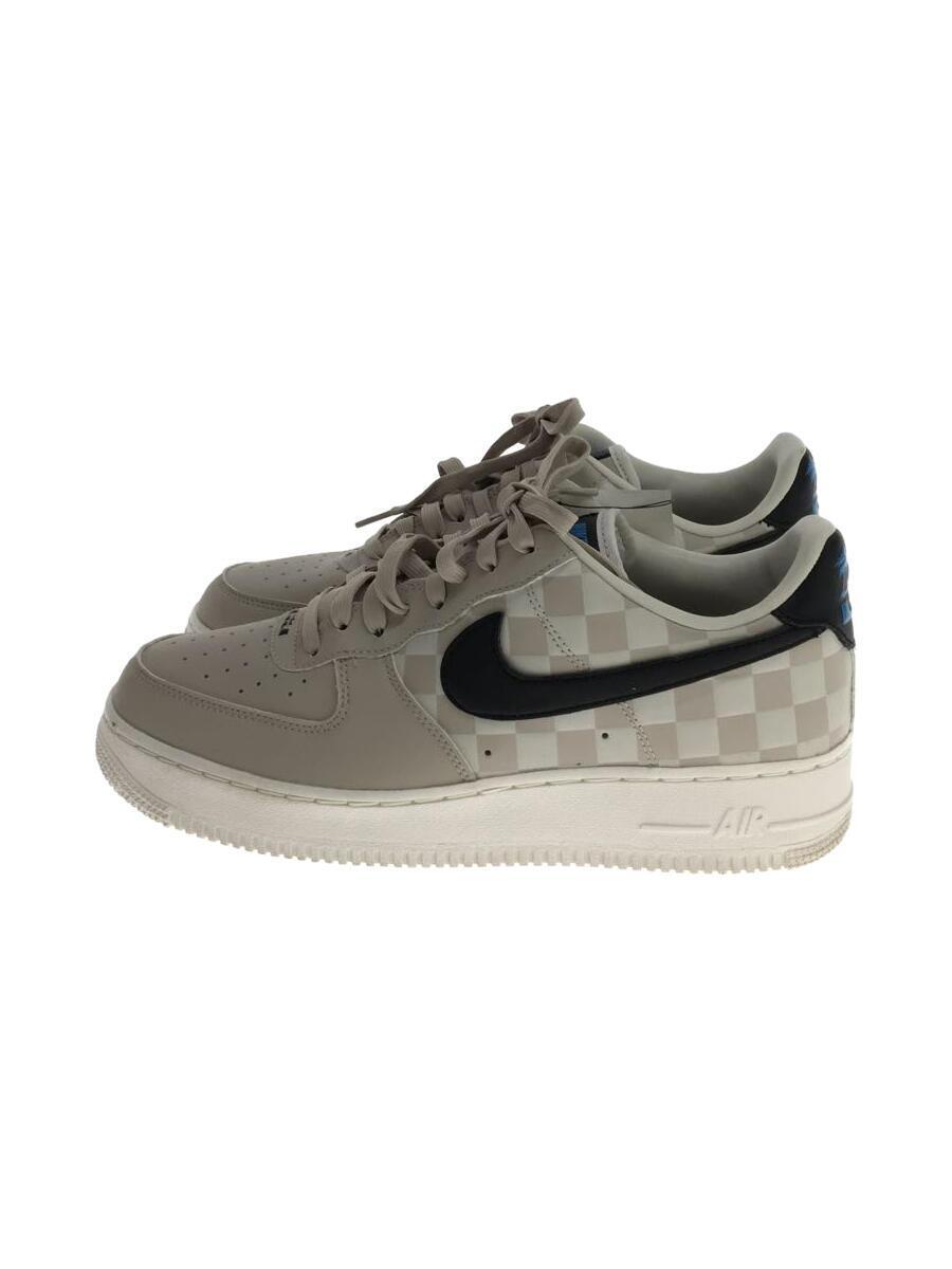 NIKE◆AIR FORCE 1 07 QS_エア フォース 1 07 QS/27.5cm/GRY/レザー