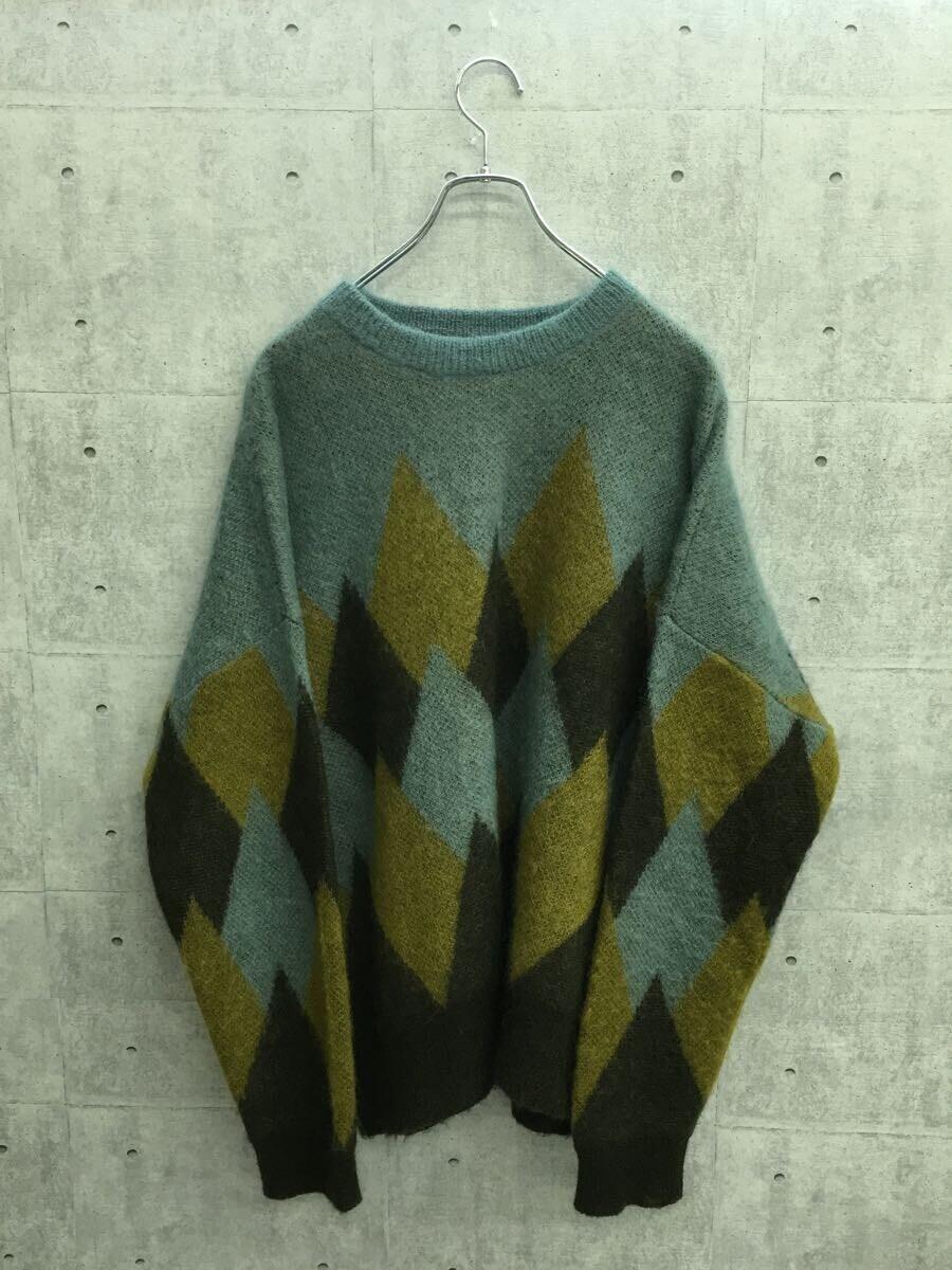 予約受付中】 DAIRIKU◇22AW/Argyle Mohair K-3/FREE/ナイロン/マルチ