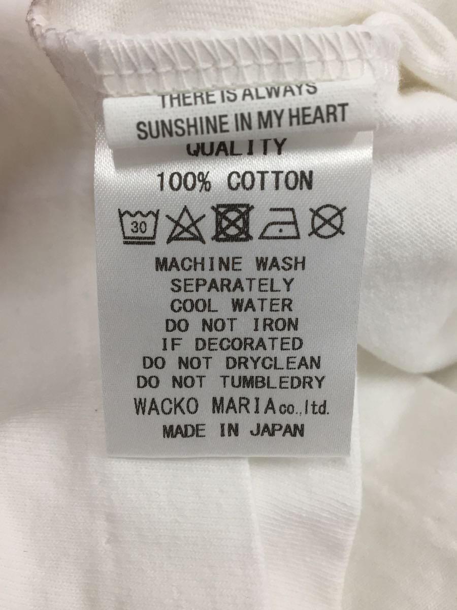 新品本物 WACKO MARIA◇Tシャツ/L/コットン/WHT/23FWE-WMT-WT01 その他
