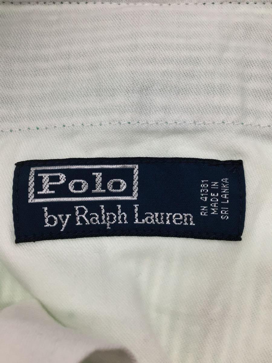 POLO RALPH LAUREN◆ポロラルフローレン/ショートパンツ/36/コットン/グリーン/緑/ストライプ_画像4