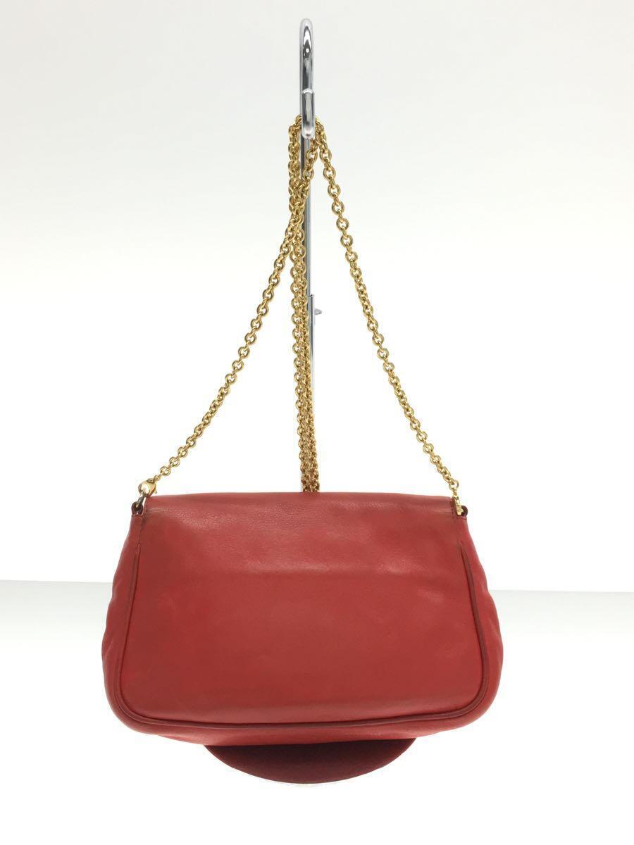 国産】 FENDI◇ショルダーバッグ/レザー/RED/8M0276/使用感有 その他