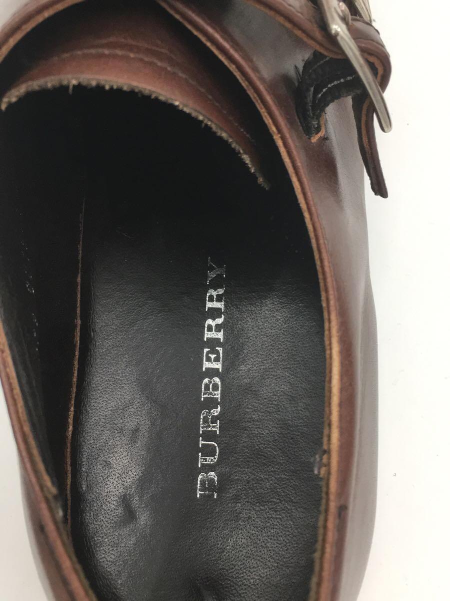 BURBERRY◆ドレスシューズ/24.5cm/BRW/6602079/BU1541/ビジネスシュース/茶/ブラウン_画像6