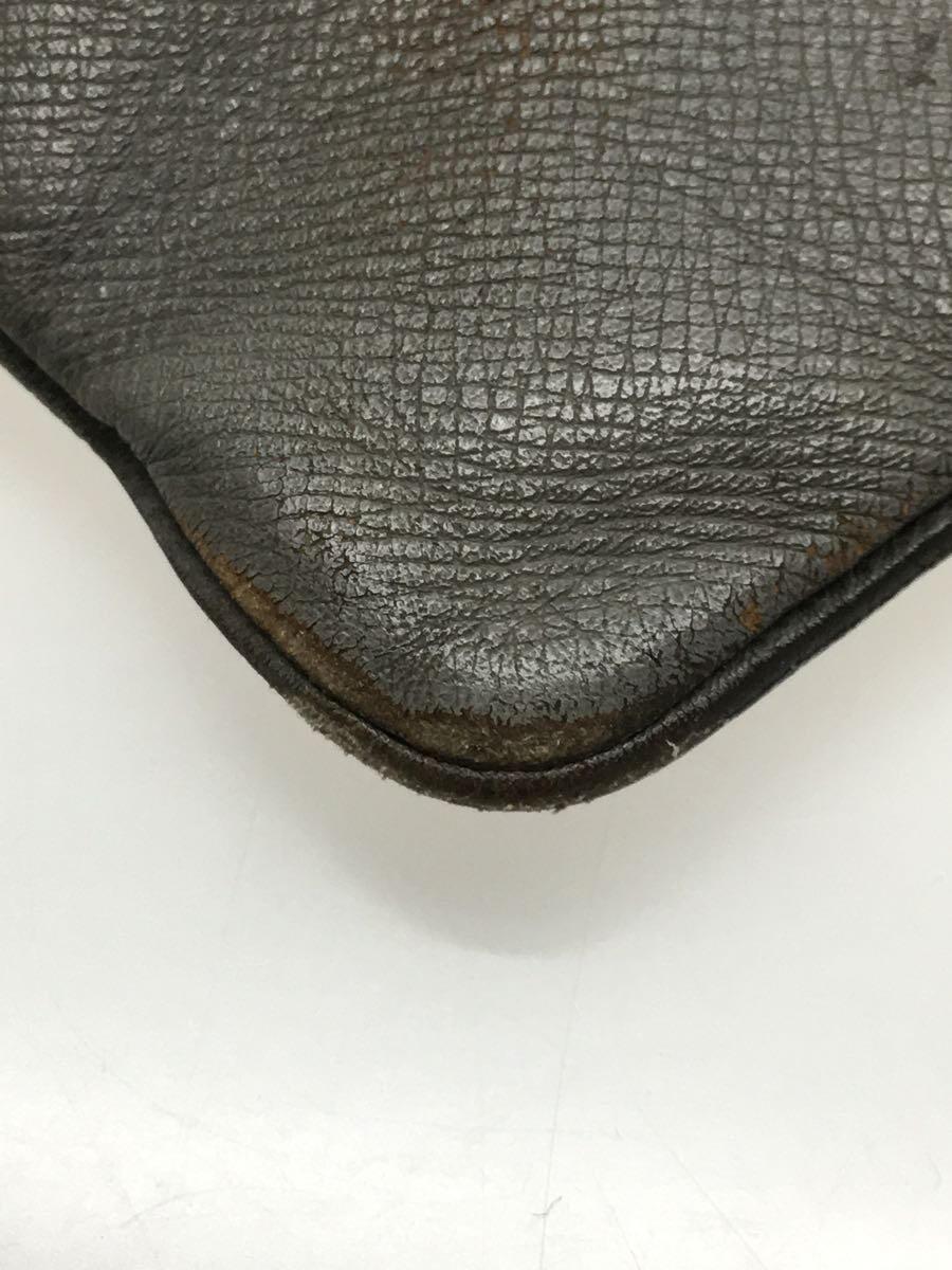 LOUIS VUITTON◆サシャ_タイガ_GRY/レザー/GRY_画像7