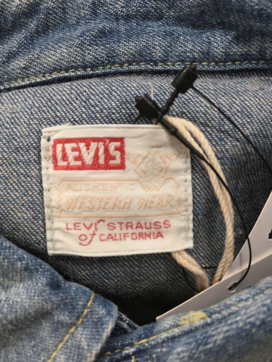 Levi’s Vintage Clothing◆デニムウェスタンシャツ/S/コットン/IDG_画像3