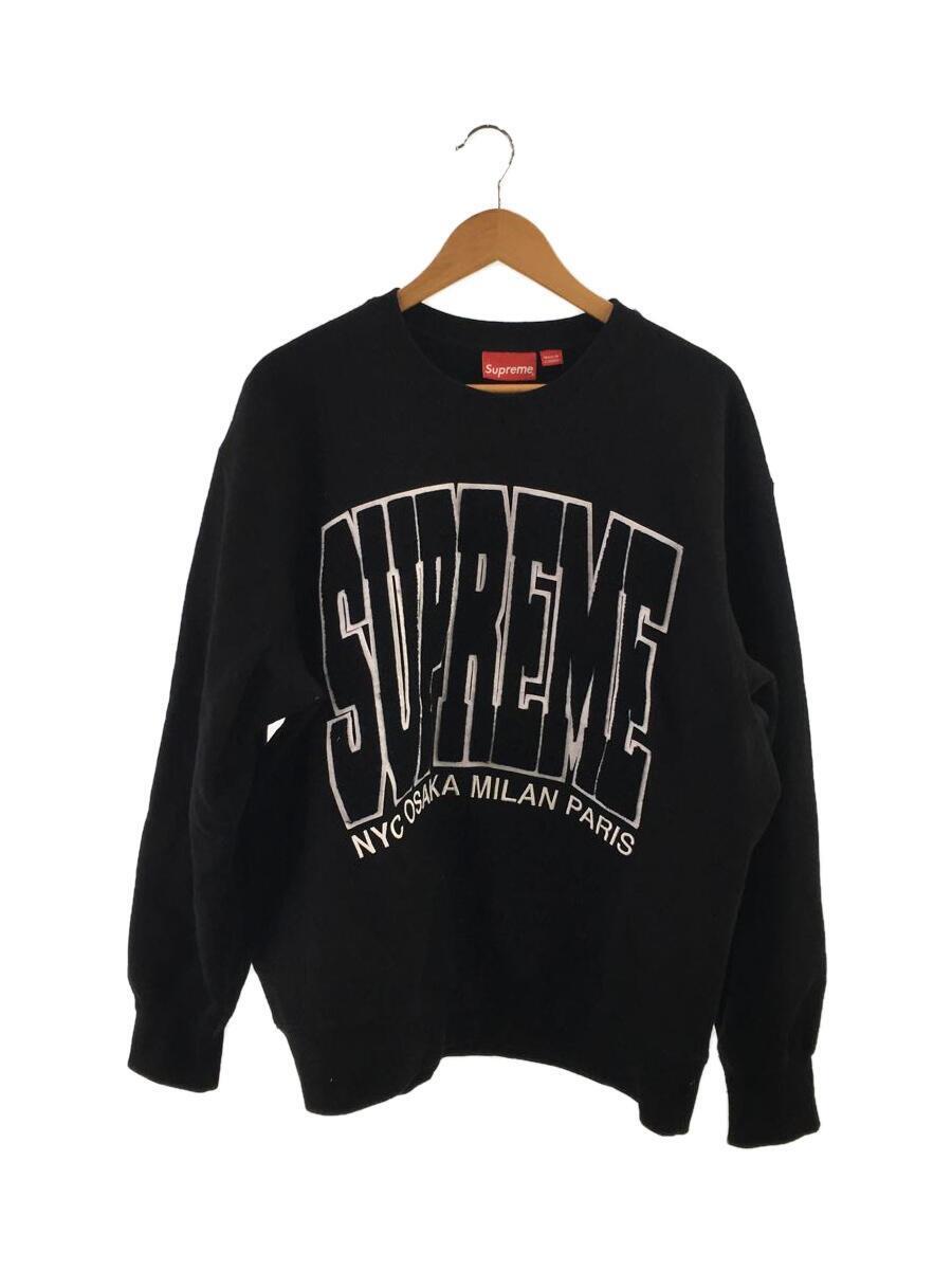 Supreme◆スウェット/L/コットン/BLK