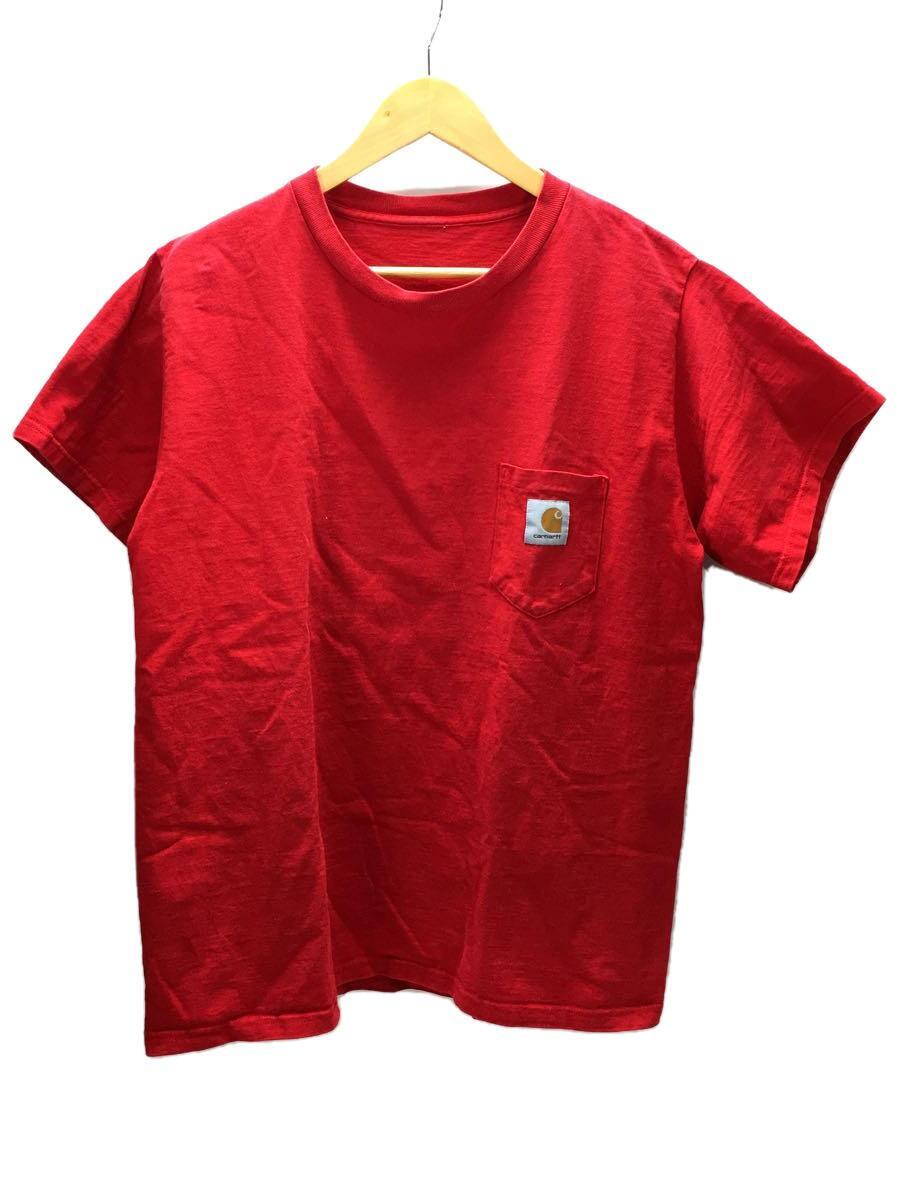 Carhartt◆Tシャツ/-/コットン/RED_画像1